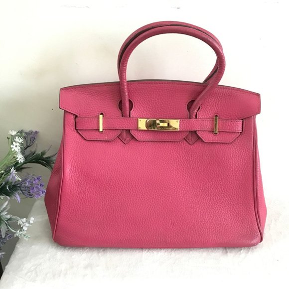 Hermes Handbags - Hermes Birkin Handbag Rose Pourpre Togo With Gold Hardware 32 Pink